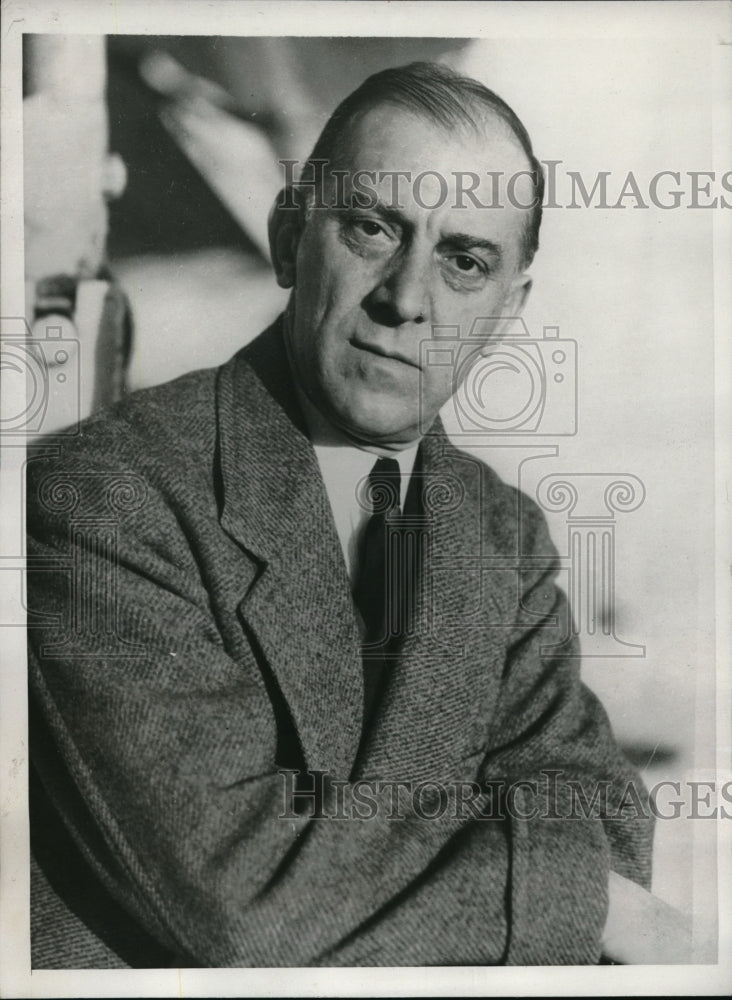 1933 Alexander Sharton, publisher, NY Journal of Commerce - Historic Images