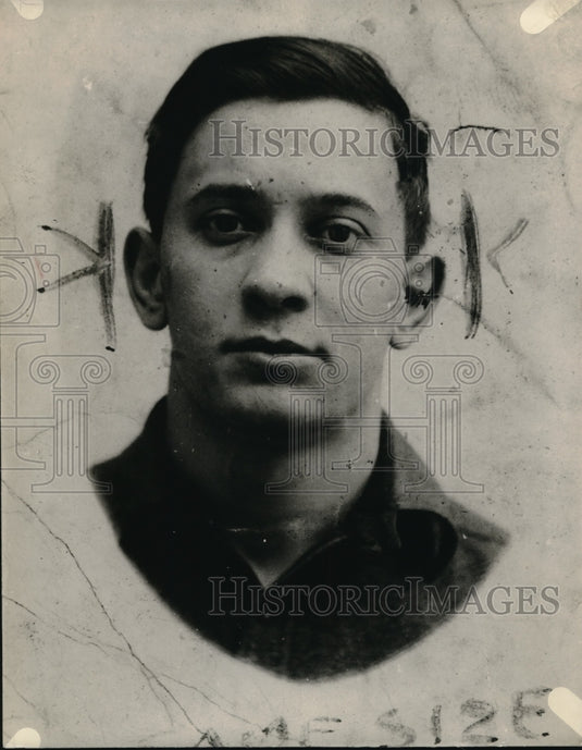 1921 Press Photo Joseph R. Bousk, Thought to Have Killed a Policeman in Chicago - Historic Images