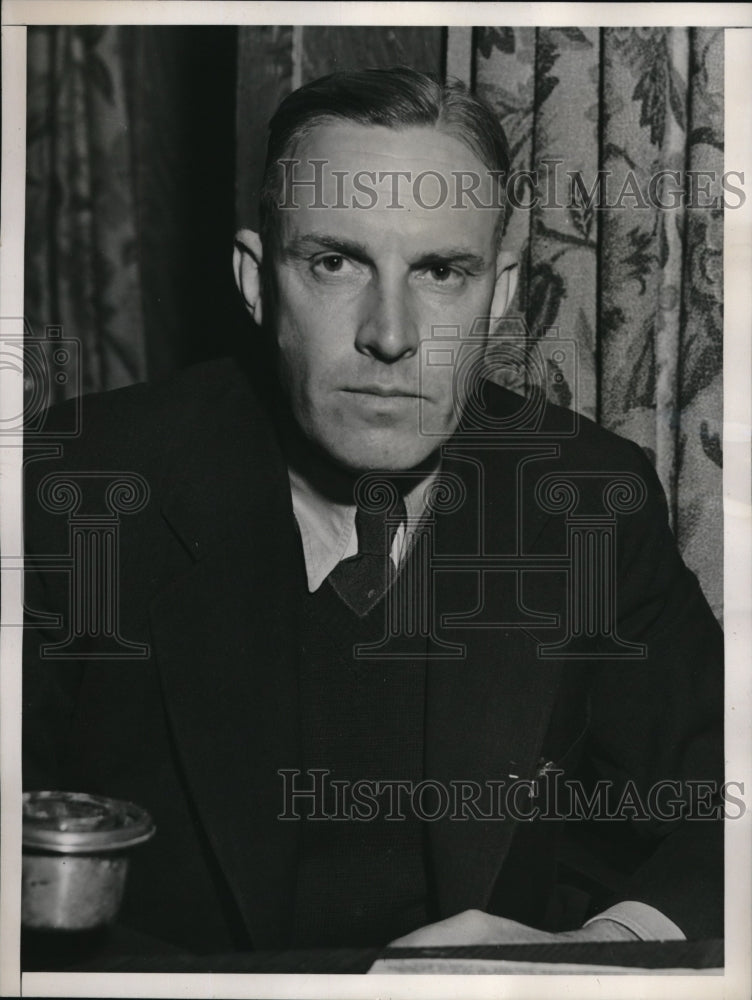 1940 Press Photo Jersey City, N.J. James R. Gordon, ex mgr of Amer. Express Co-Historic Images