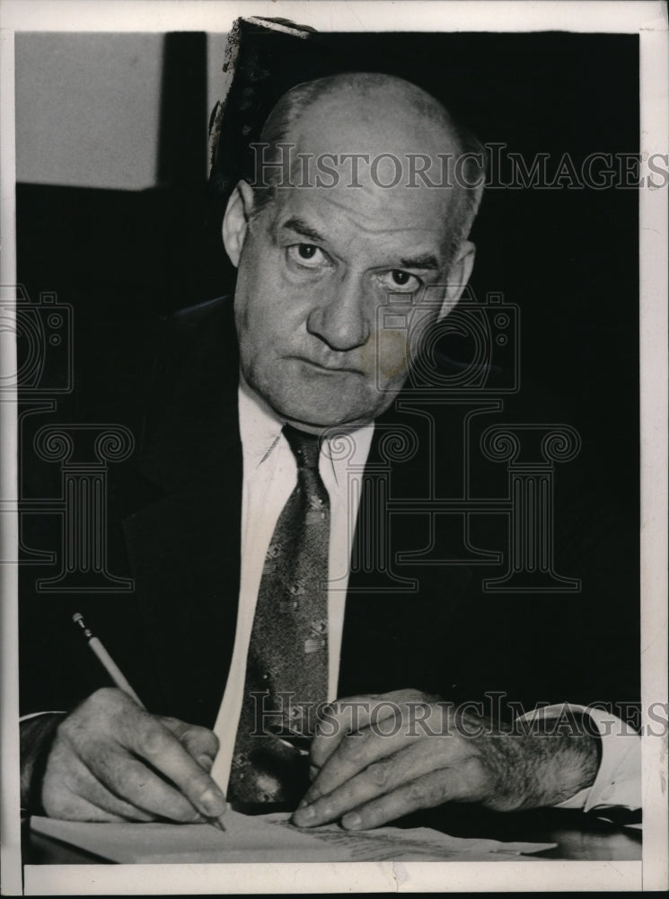 1940 Press Photo Dr Harry Milllis Chairman of National Labor Relations Board - Historic Images