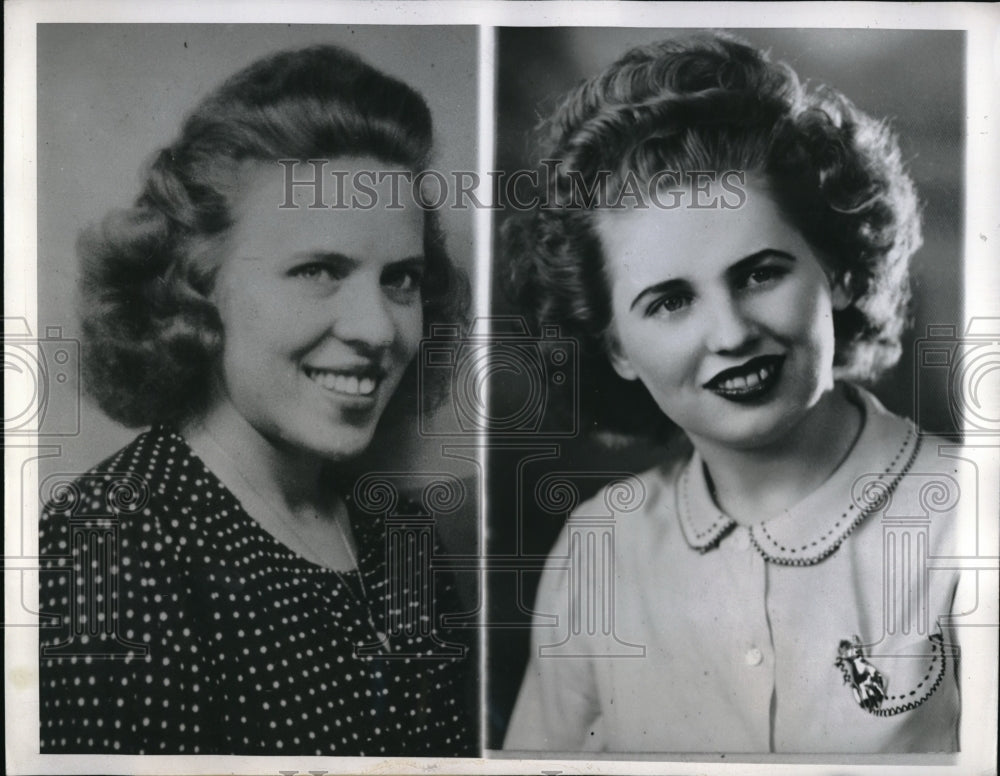 1946 Press Photo Genevieve Galkowski Has Caused A Lot Of Confusion Among Friends - Historic Images