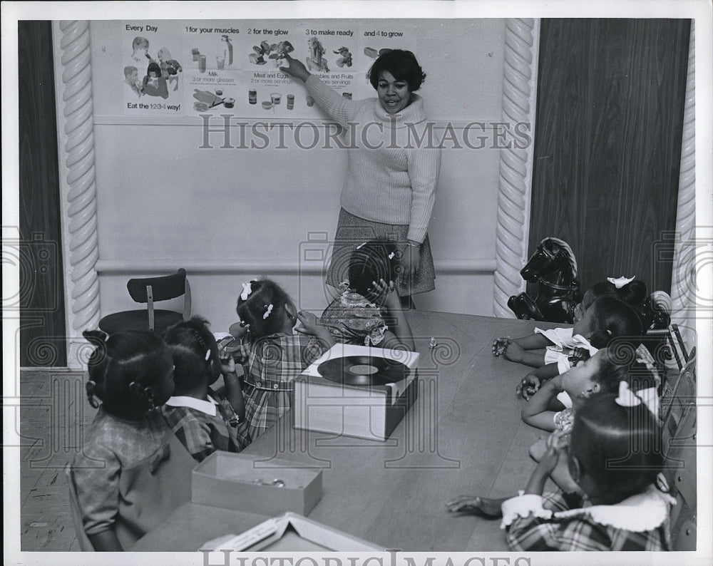 1970 Press Photo USDA food service for school children in Gary, Ind. - neb47960 - Historic Images