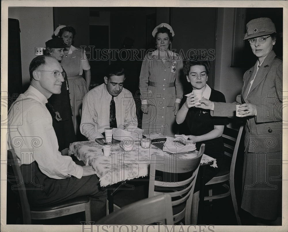 1938 Donors Join Traffic Personnel Instructor James Ford - Historic Images