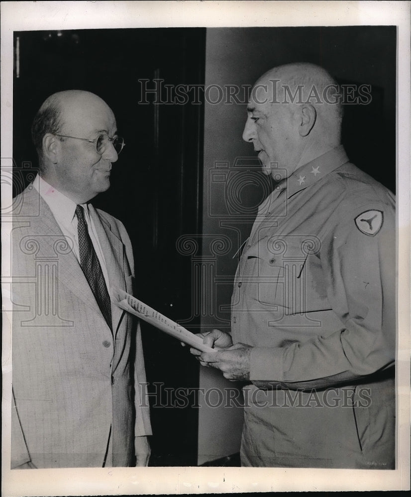 1944 Philadelphia, Pa Maj Gen P Hayes, CE Erebtz of transpot Co - Historic Images