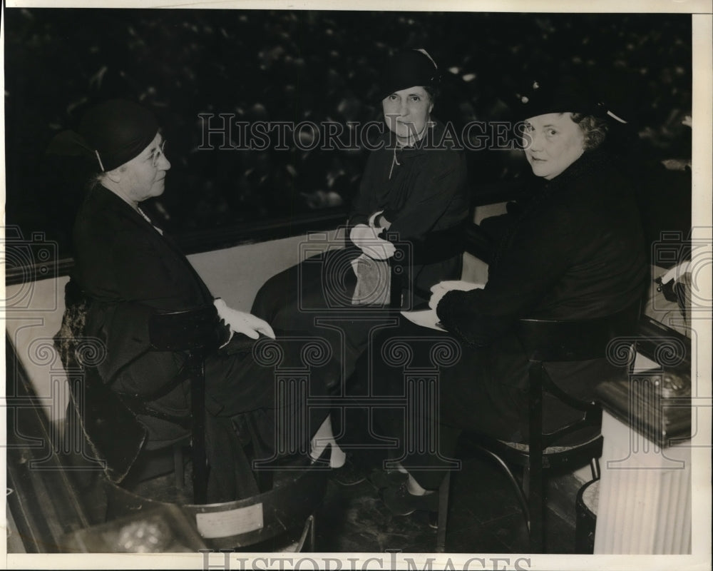 1932 Press Photo Greenough Strawn Eckert Attend Meeting Of American Bar Assn - Historic Images