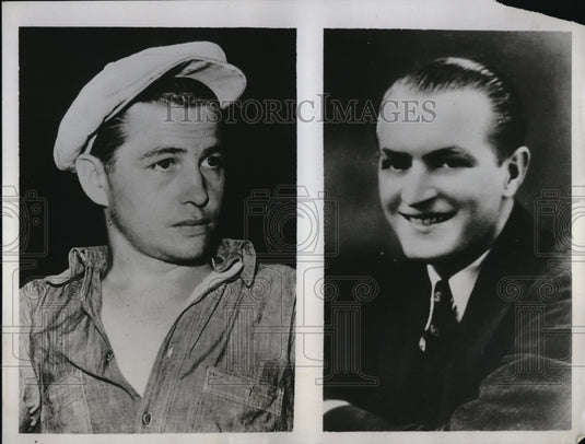 1934 Leonard Hodge, Clifford Miller Suicide Pact Survivor - Historic Images