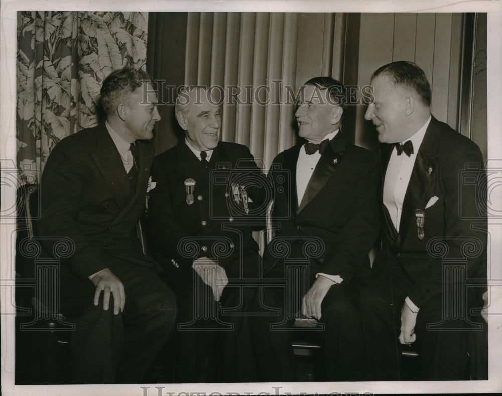 1937 Press Photo Amer. Legionairs H Stevens, H Henner,B Winship,C Hann-Historic Images