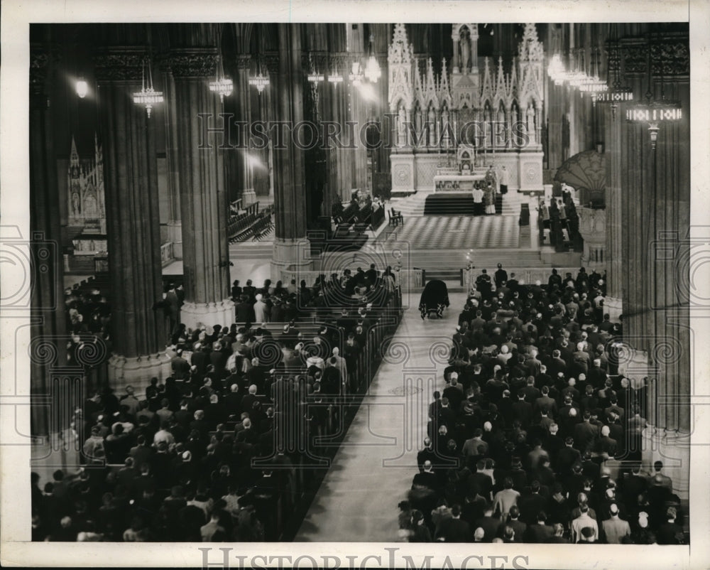 1939 Press Photo St Patrick&#39;s Cathedral in NYC &amp; requiem high mass - neb49066 - Historic Images