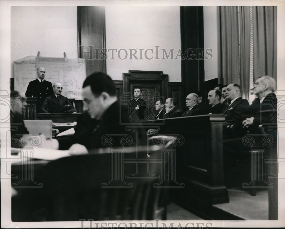 1937 Lawrence Marks on trial in NY for a murder of Paula Magagna,-Historic Images