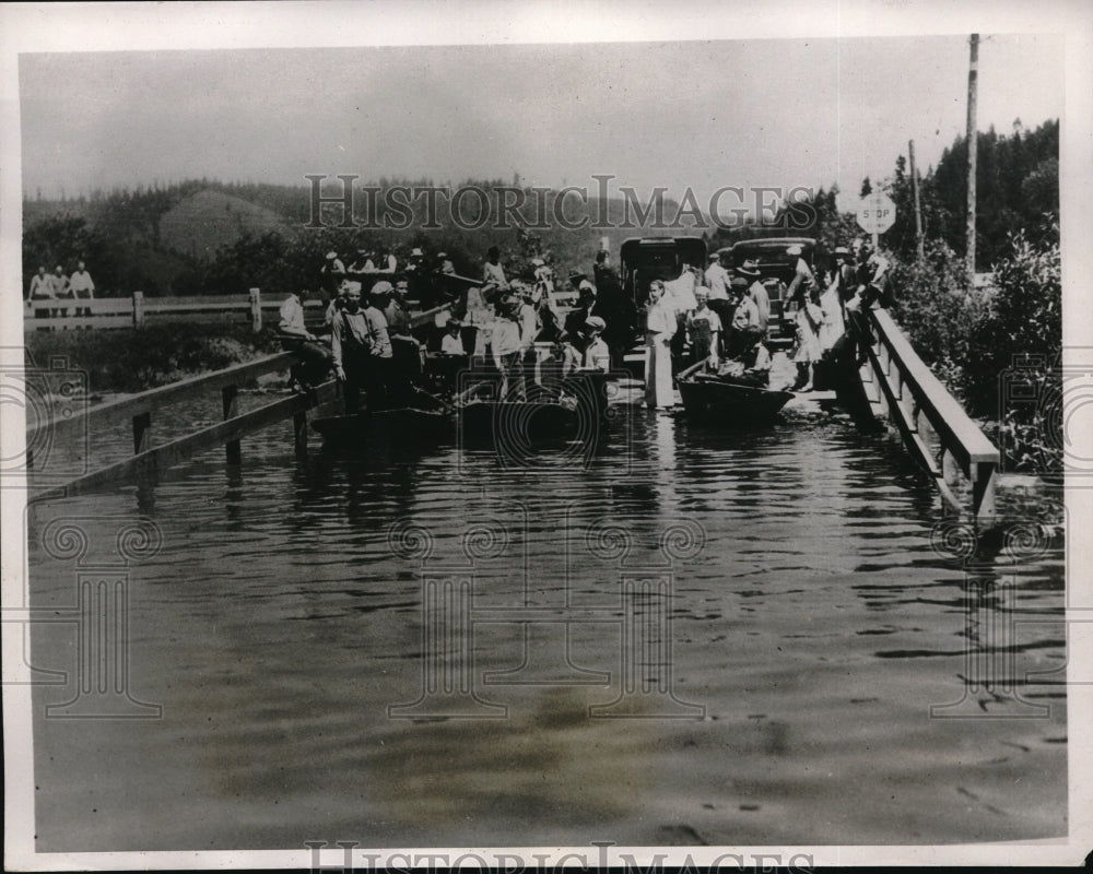 1933 Kelso Washington Coweeman River-Historic Images