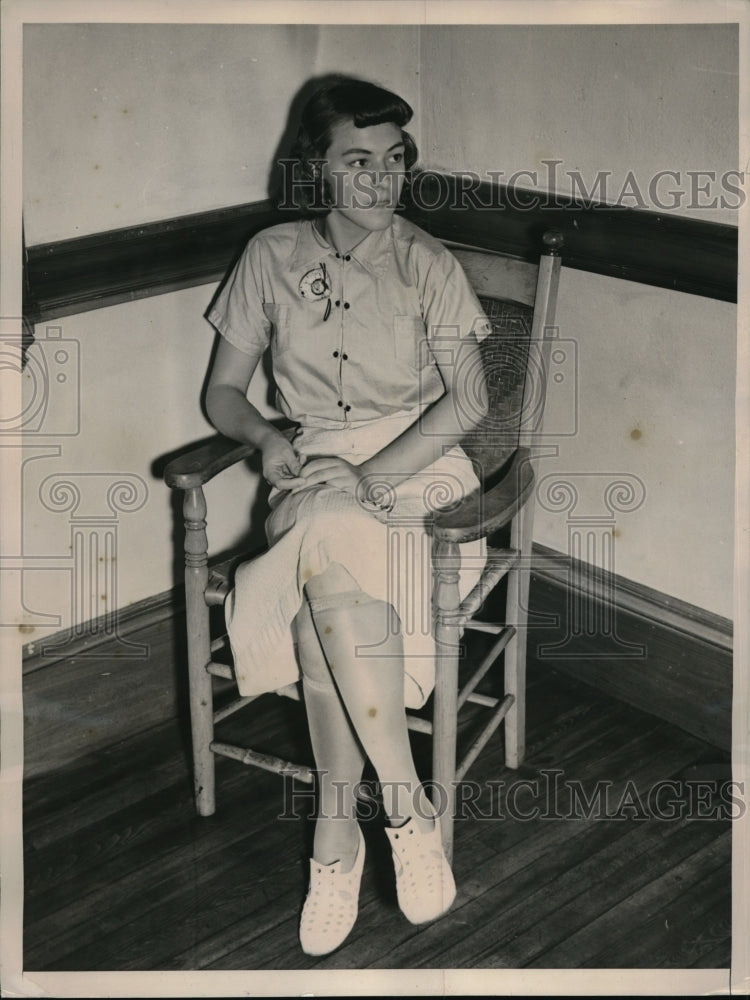 1938 Priscilla Moore, witness in Francis Carroll trial - Historic Images