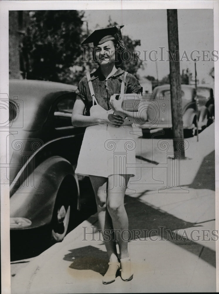 1938 Martha Marks, high school valedictorian, Fort Worth, TX-Historic Images