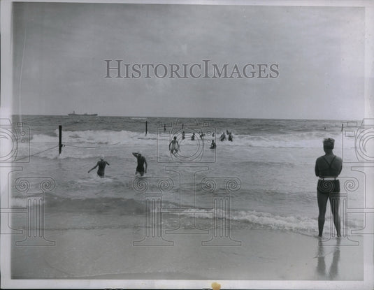 1935 Press Photo Sea Spray Beach in Palm Beach, Florida - neb49358 - Historic Images