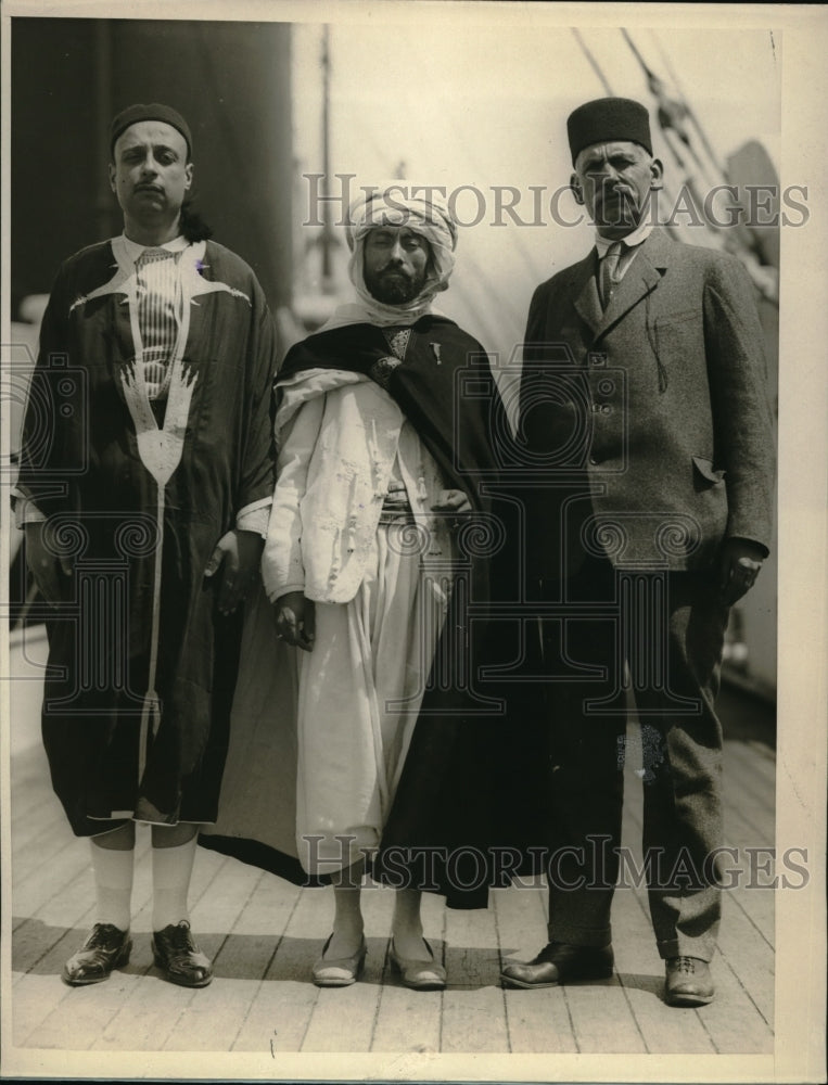 1926 Prominent Turks, Abdel Ennifar,Dahar Tayeb Ben Ahmed,Leon Levy - Historic Images