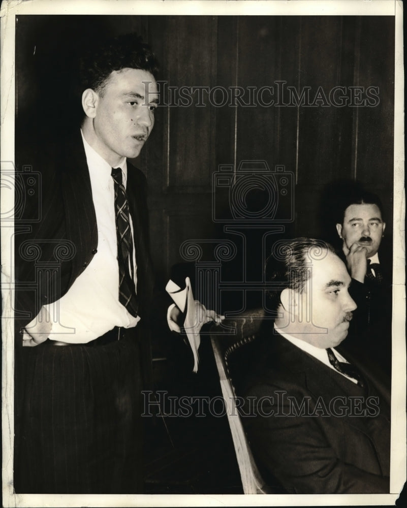 1938 Press Photo Max Gordon, Representative of Communist Party - Historic Images