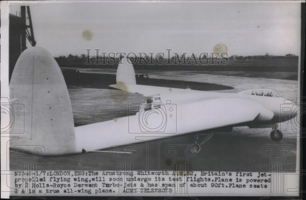1947 Armstrong Whitworth Britain Jet  - Historic Images