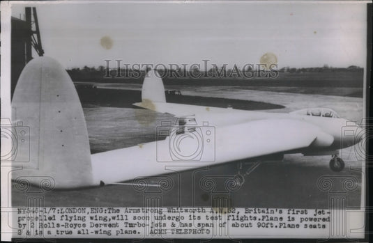 1947 Armstrong Whitworth Britain Jet  - Historic Images