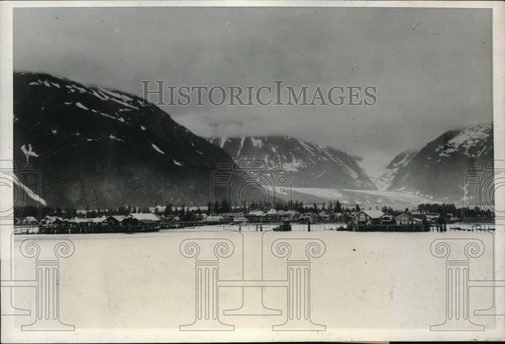 1931 Valdez Alaska Glacier bed-Historic Images