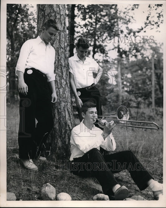 1953 Press Photo Richard Marcus, Terrence Barton, Robert Rendleman - neb50300-Historic Images