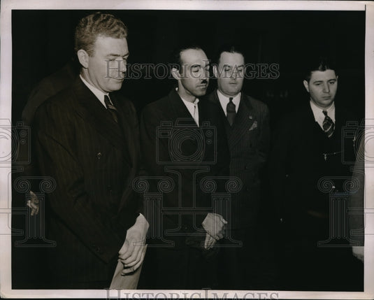 1937 Press Photo Detective Francis O'Connell, William Jordan Confessed Murderer-Historic Images