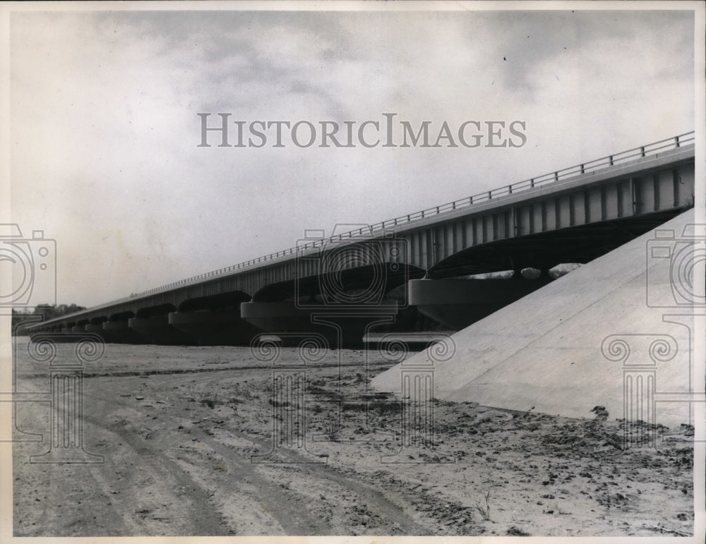 1960 Press Photo Hazelton, Ind, highway 41 under construction - neb50448 - Historic Images