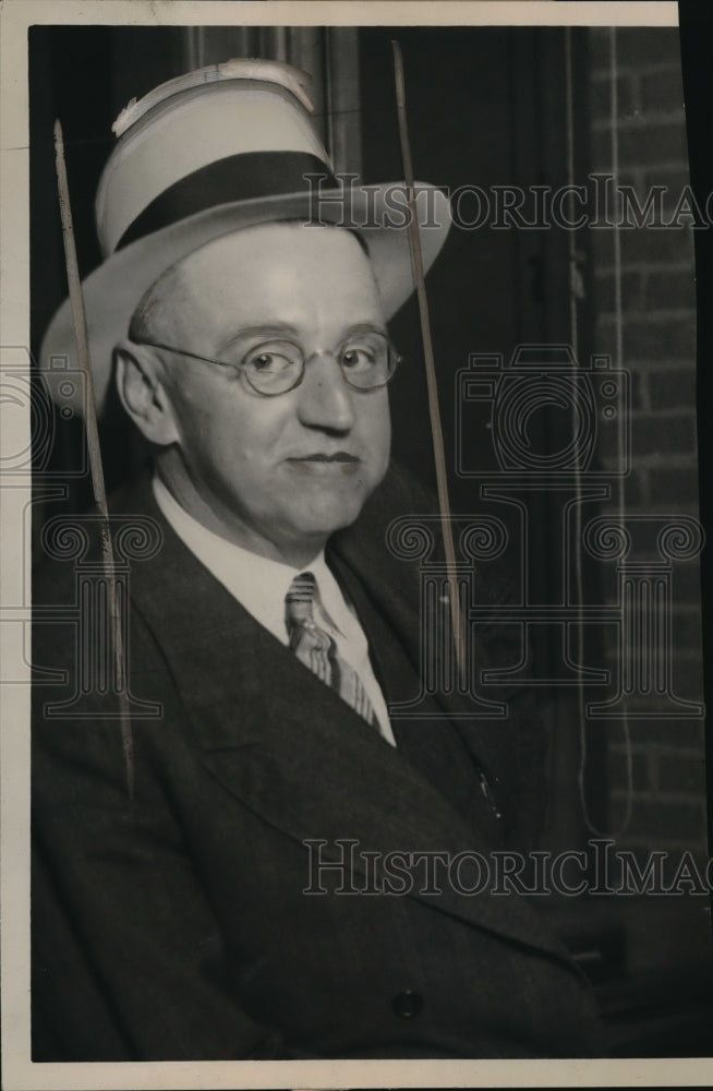 1930 Press Photo Ike Merritt indicted by grand jury for embezzlement in Denver - Historic Images