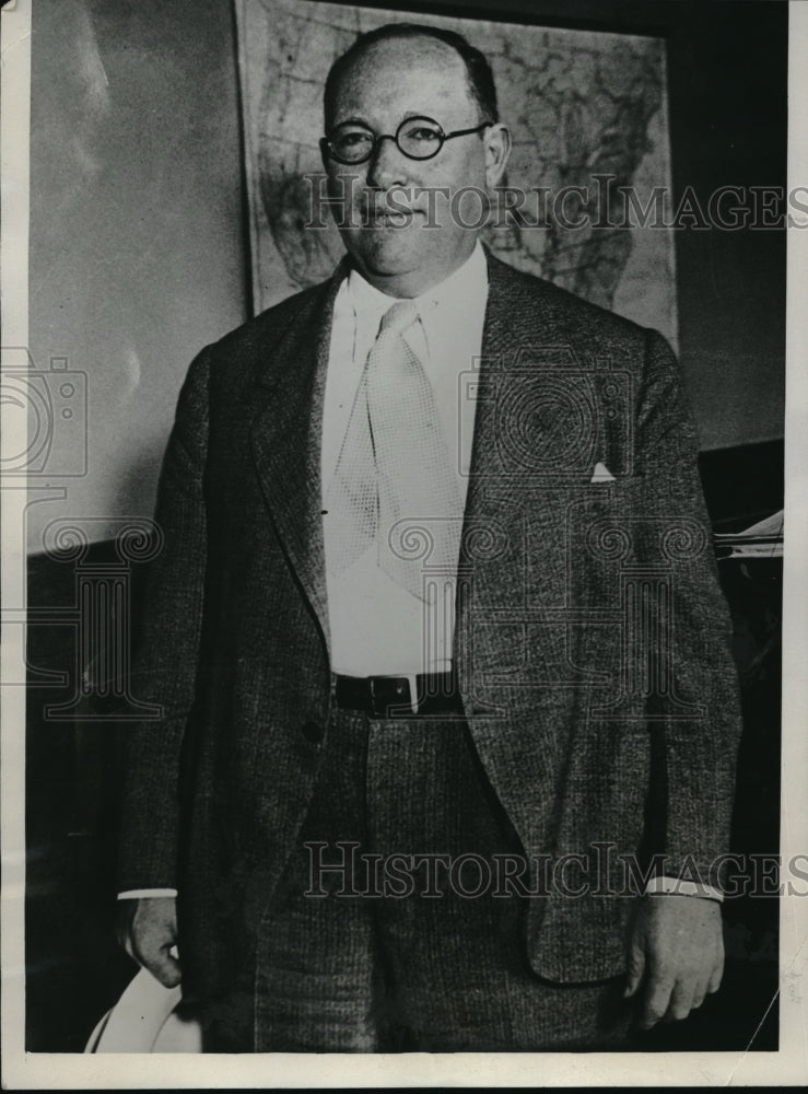 1933 Press Photo Roland Boynton Attorney General of Kansas - Historic Images