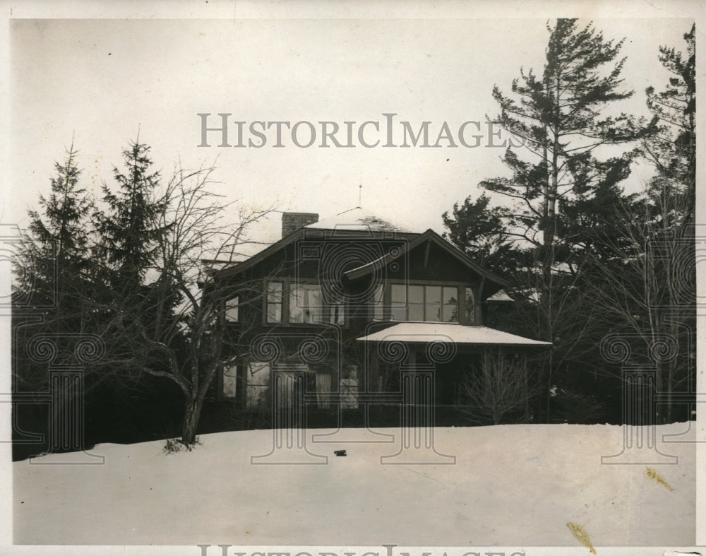 1932 Home of Harry H. Blagden in Lake Placid, Blagden Kidnapped - Historic Images