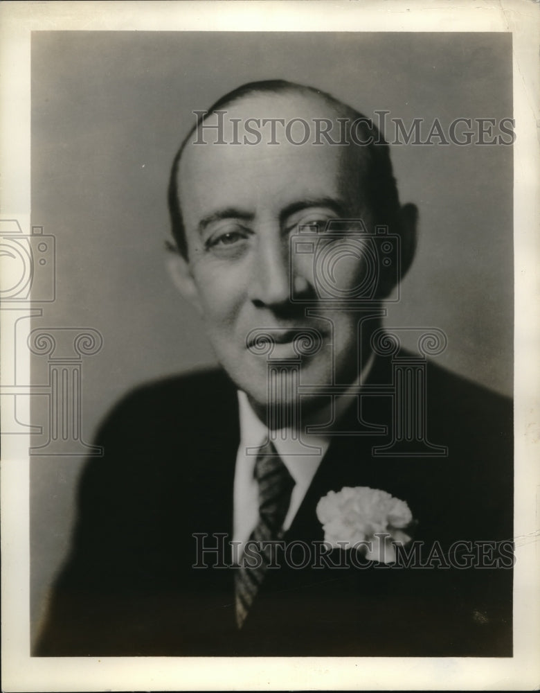 1934 Press Photo D.K. Weiskopf, Sr VP of Natl Distillers Products Corp-Historic Images