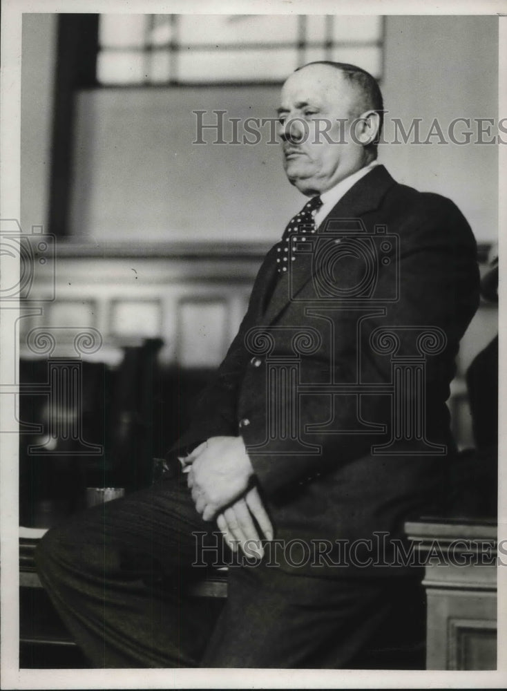 1930 Press Photo Peter J. Eckert Father In Law Of Ex Magistrate G.F. Edwald - Historic Images