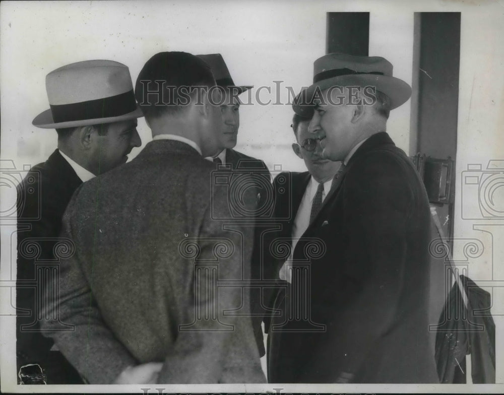 1933 Professor Raymond Moley, former member Roosevelt &quot;Brain Trust&quot; - Historic Images