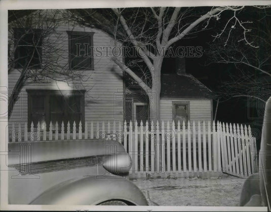 1937 Press Photo Ed Hansa farm where he & wife killed by robbers - Historic Images