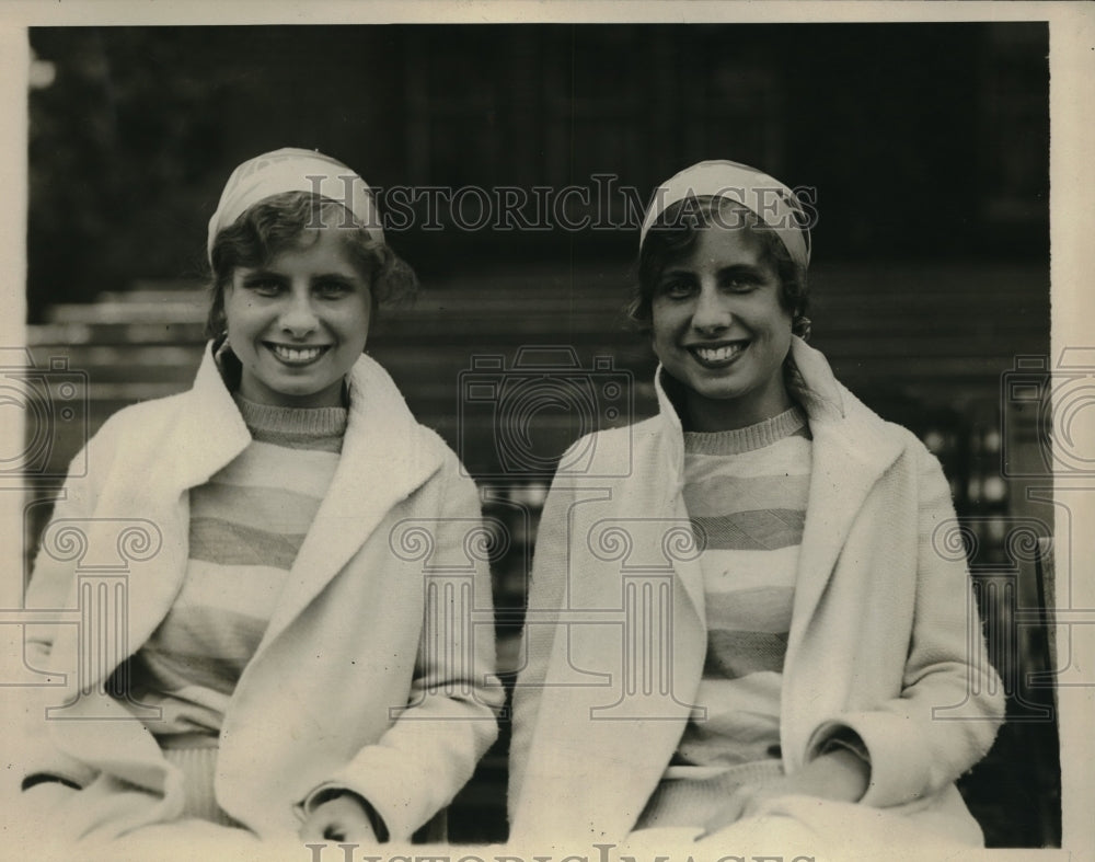 1929 Mary M. and Isabelle Andrews Brooklyn Twins - Historic Images