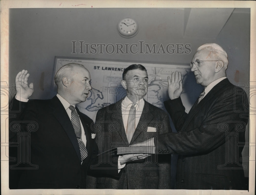 1954 D.C. MW Dettershagen sworn in as Dep. Adminof St Lawrence - Historic Images