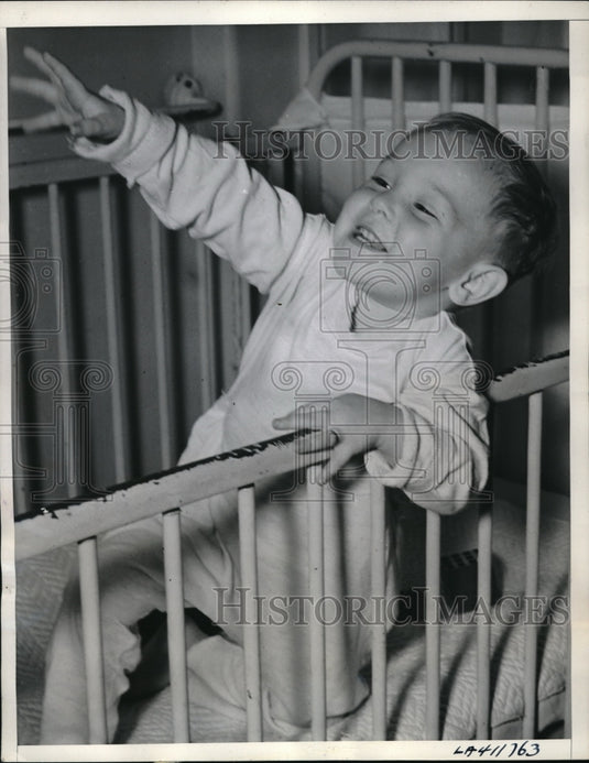 1937 Press Photo John R O'Brien age 2 kidnapped child in LA, Calif. - Historic Images