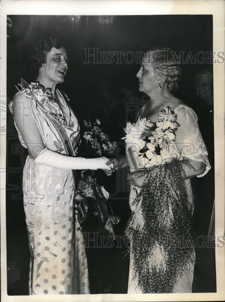 1935 Press Photo Mrs William Becker Gillentine - Historic Images