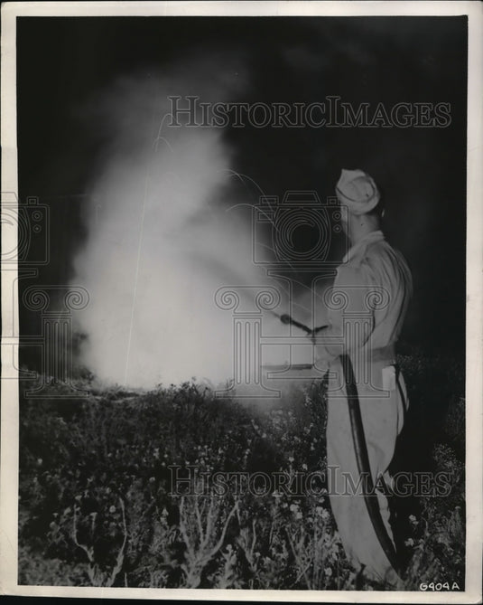 1943 Magnesium Spews Fire Over Shack - Historic Images