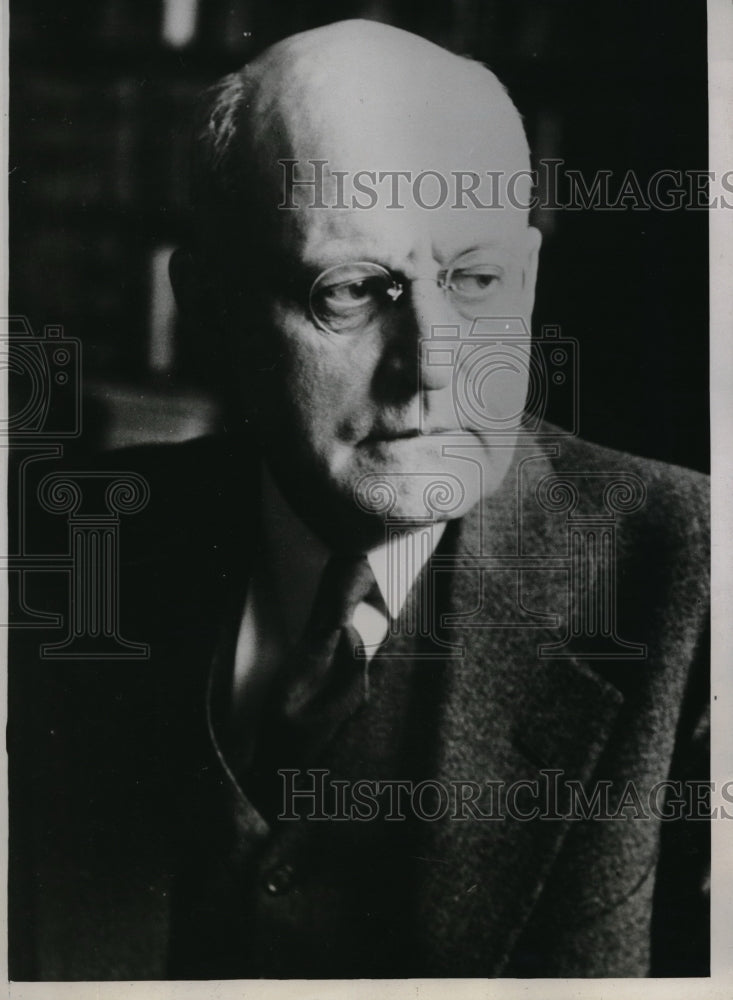 1934 Press Photo Eugene Gilmore Law School Dean Iowa University-Historic Images