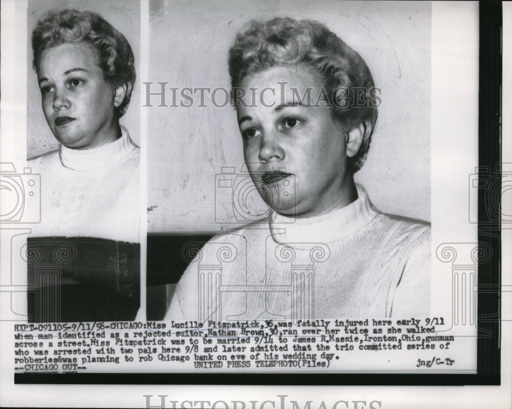 1956 Chicago, Ill Lucille Fitzpatrick, killed by James Massie - Historic Images