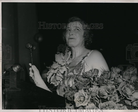 1938 Mrs.William Becker called order at D.A.R 47th convention Opened - Historic Images