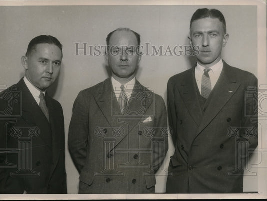 1936 Press Photo Col Edgar Gorrell, ex head of Stutz Motor Co,WA Patterson. - Historic Images