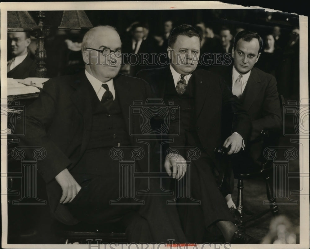 1932 Press Photo Guy O. Farquharson, George H. Bender, Horace Abrams - Historic Images