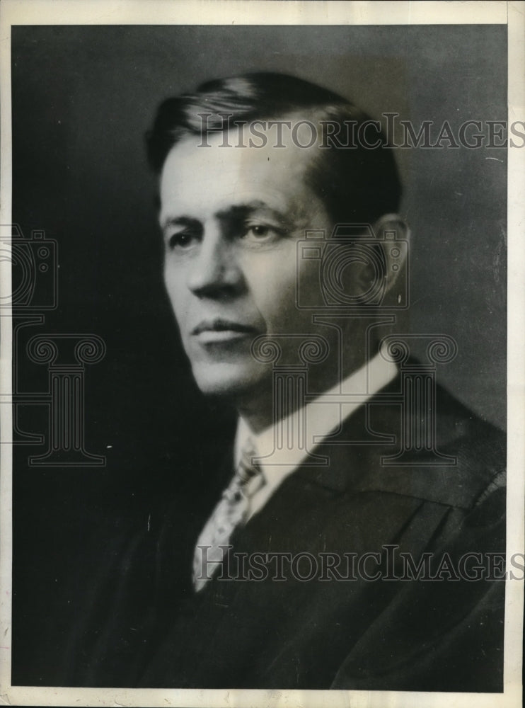 1930 Press Photo Clarksburg, W Va Judge Raymond Maxwell, court of appeals - Historic Images