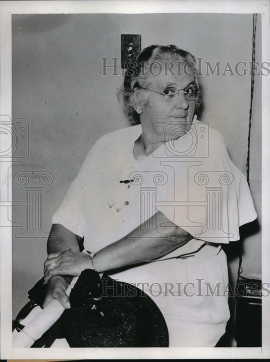 1937 Press Photo Mrs Matilda McCandless seeking divorce from husband Chatham, NJ - Historic Images