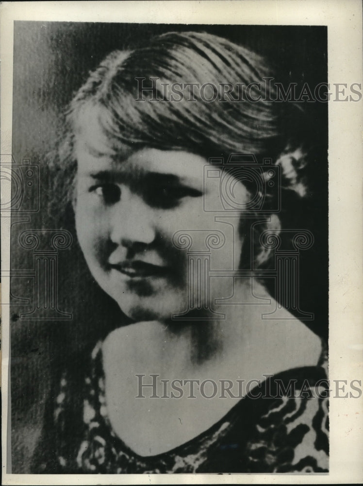 1932 Teacher Mrs Herbert C Moor Whose Husband Charged - Historic Images