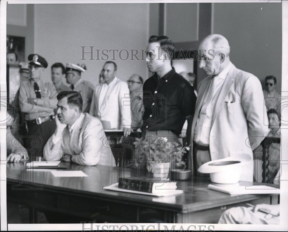 1958 Press Photo Trial of Joseph Nastasio for murder of Mary Jane Hanselman, 16 - Historic Images