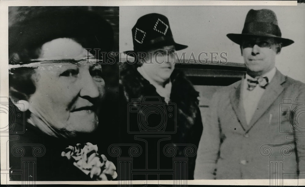 1939 Press Photo Green Bay, Wis, murderer Joe Devroy, dead wife &amp; mom in lay-Historic Images