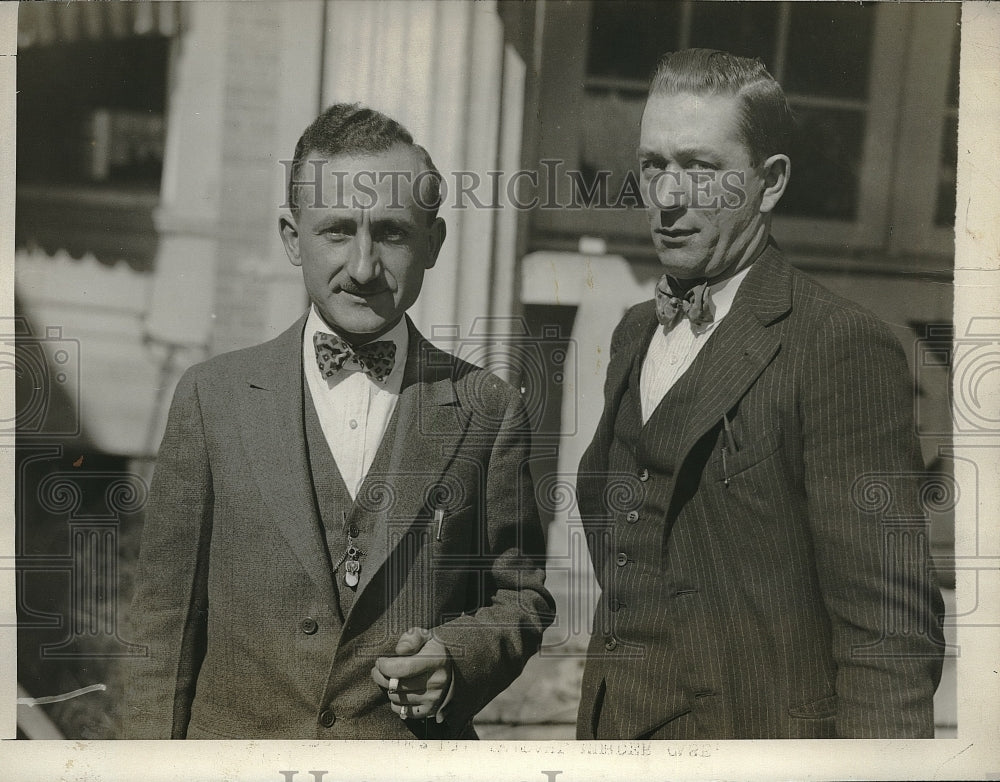 1928 John R Possumato &amp; Edward Snyder Witnesses In Lilliendahl - Historic Images