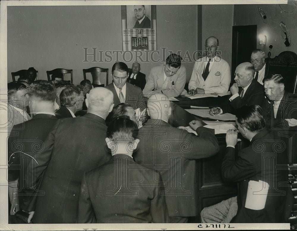 1934 Press Photo Day one of Safety court for Drunken Drivers - Historic Images