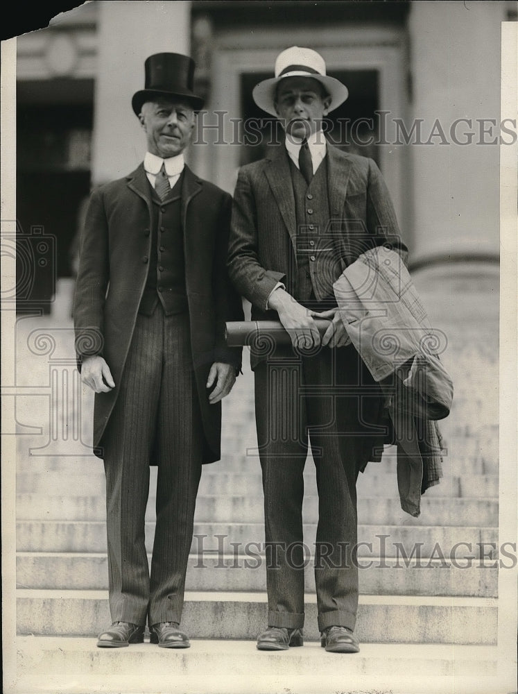 1929 Sec of Navy Charles Adams received honorary Law degree Harvard - Historic Images